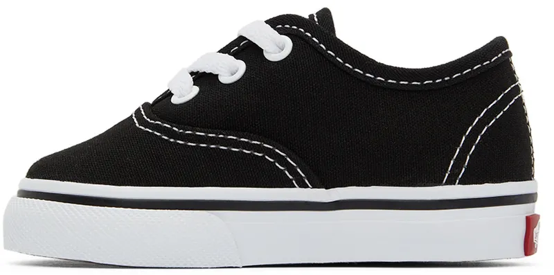 Vans Baby Black & White Authentic Sneakers (VN000ED9BLK1)