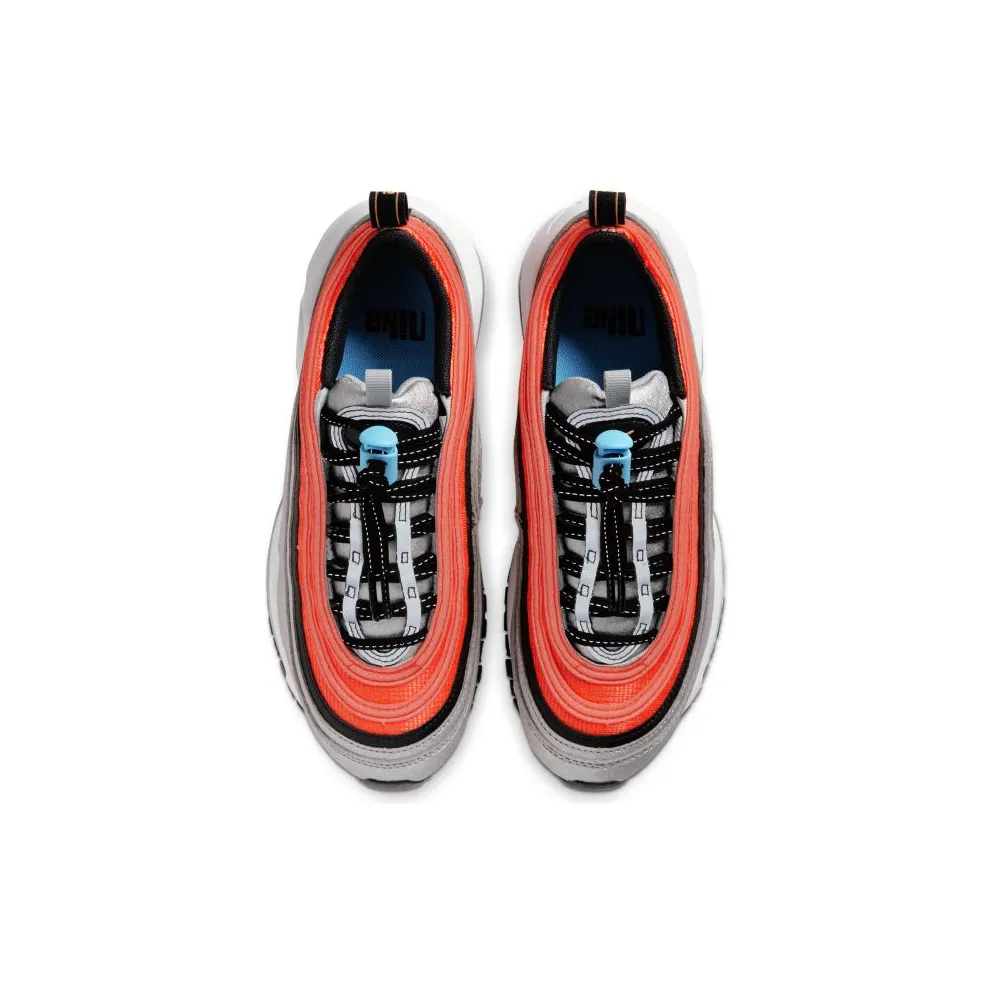 Nike Air Max 97 Sky Pack (GS) Metallic Silver/Black-Hyper Crimson-Speed Yellow (CW6012-001)