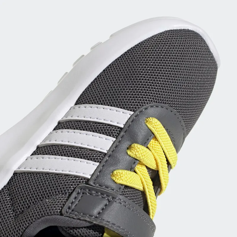 Adidas Lite Racer 3.0 Grey Five / Cloud White / Impact Yellow (GW1573)
