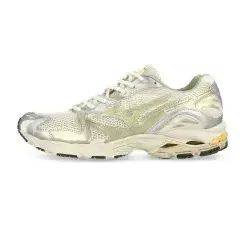 Mizuno Wave Rider 10 ‘SPORTY PACK’ “Cream White/Light Jade Green / Silver” – “Wit” (D1GA243106)