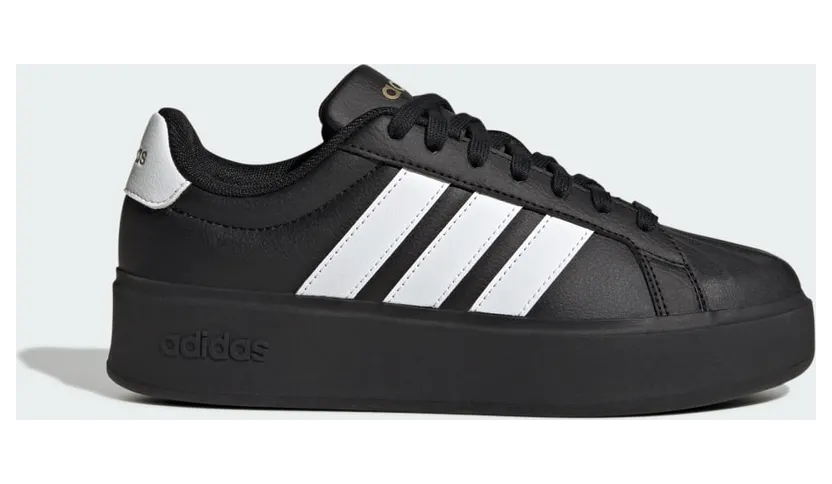 Adidas STREETTALK BOLD-SCHOENEN Core Black / Cloud White / Matte Gold (KJ3855)