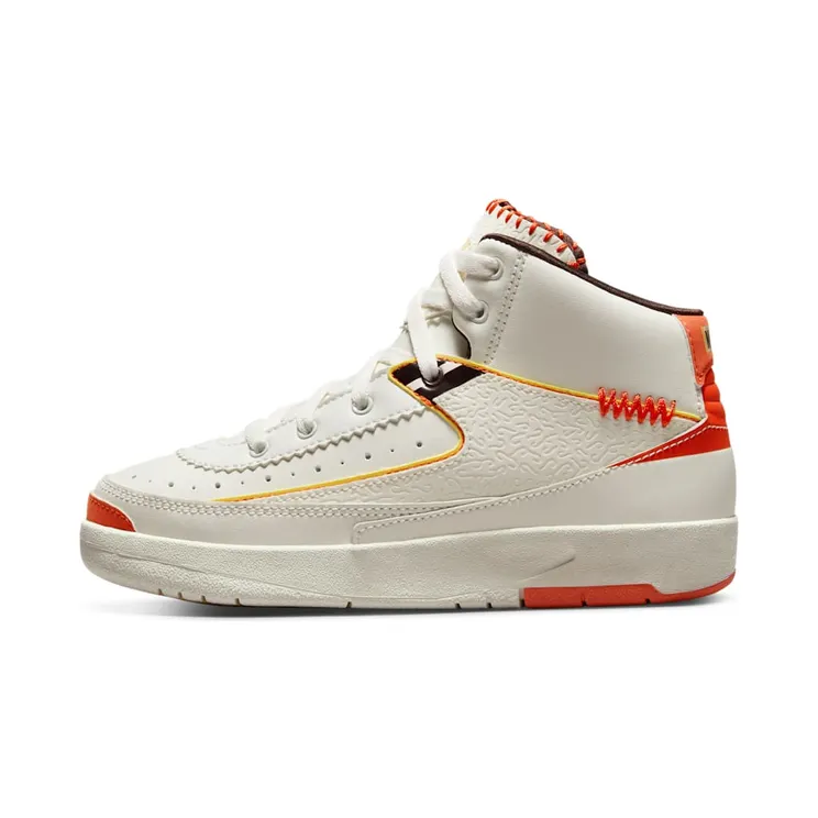 Jordan 2 Retro SP Maison Chateau Rouge “Sail / Orange / Cinnamon / Citron Pulse” (DO5273-180)