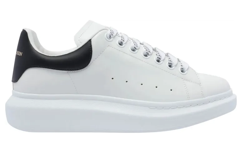 Alexander Mcqueen Oversized Leather Lace-up “White/Black” (553680 WIAIG 9061)