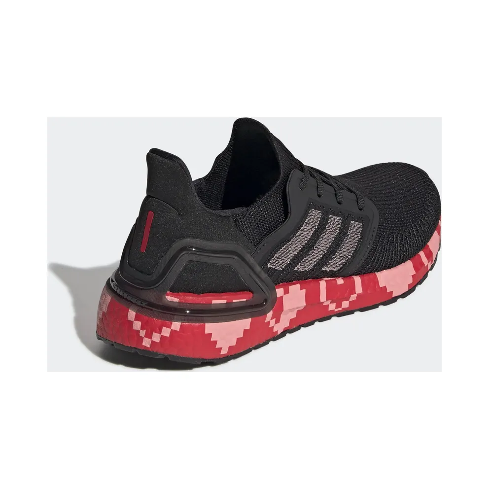 adidas Ultra Boost 20 Valentines Day (W) (2020) Core Black/Glory Pink/Light Scarlet (EG0761)