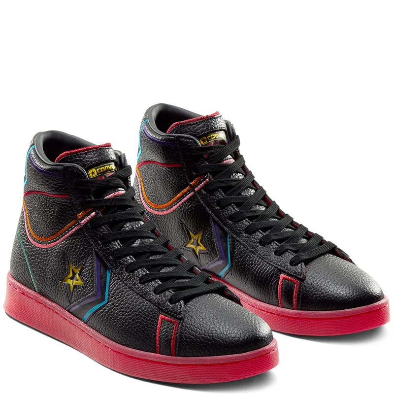 Converse Pro Leather Mid Chinese New Year (2020) Black/Multi-Red (167332C)