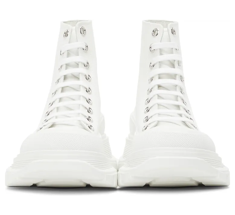 Alexander McQueen Black Tread Slick High Sneakers (611706 W4L32) (2)