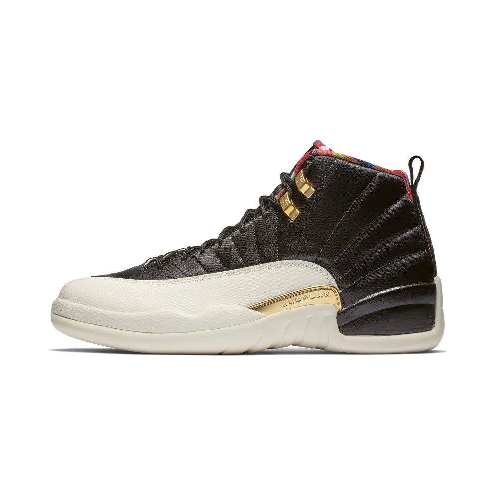 Jordan 12 Retro Chinese New Year (2019) Black/True Red-Sail-Metallic Gold (CI2977-006)