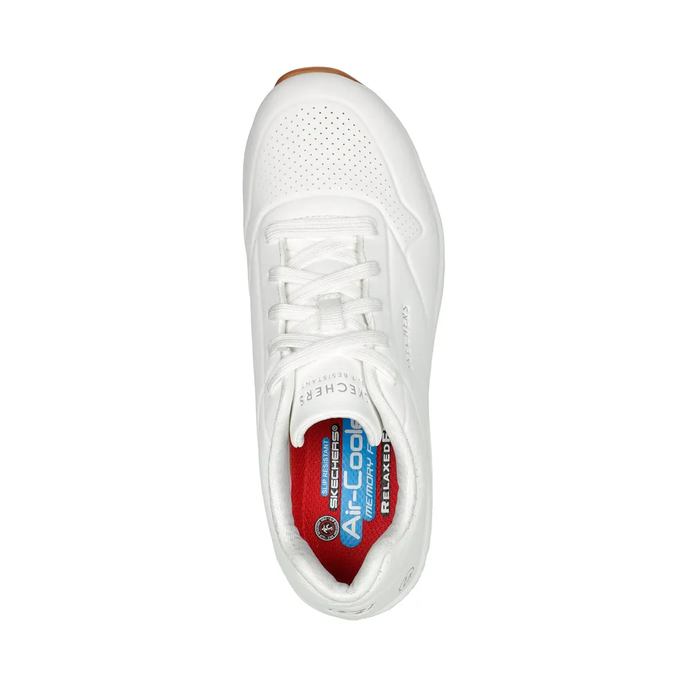 Skechers Work: Uno SR – White – “White” (108021EC WHT)