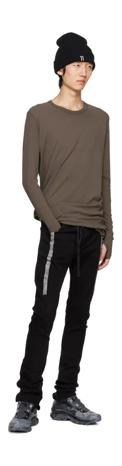 11 by Boris Bidjan Saberi Gray Salomon Edition Bamba 5 Low BLACK DYE (58 11xS) (5)
