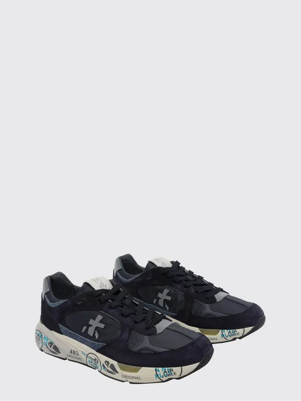Premiata Mase Suede and Mesh Blue 1 (MASE8020)