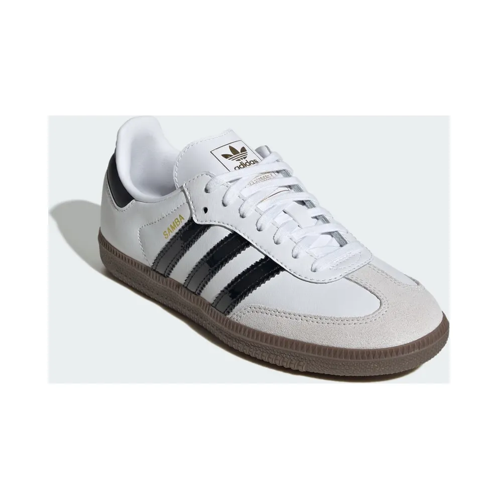 adidas Samba OG White Black Patent Stripes (JQ2846)