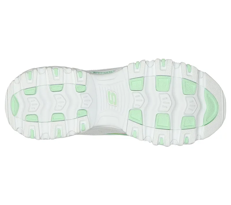 Skechers D’Lites – Blooming Fields – White / Multi – “White” (149794 WMLT)