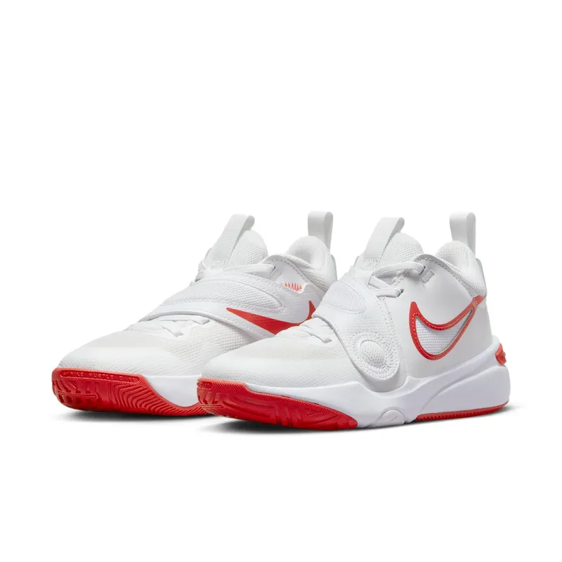 Nike Team Hustle D 11 Summit White Track Red (DV8996-102)