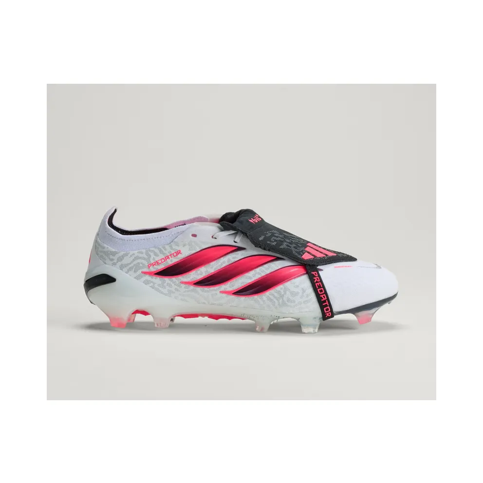 adidas Predator Elite Fold-over Tongue Firm Ground Football Boots “Cloud White / Solar Turbo / Core Black” (JP6248)