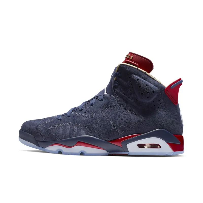 Jordan 6 Retro Doernbecher 15th Anniversary Midnight Navy/White-Varsity Red-Metallic Gold (CI6293-416)