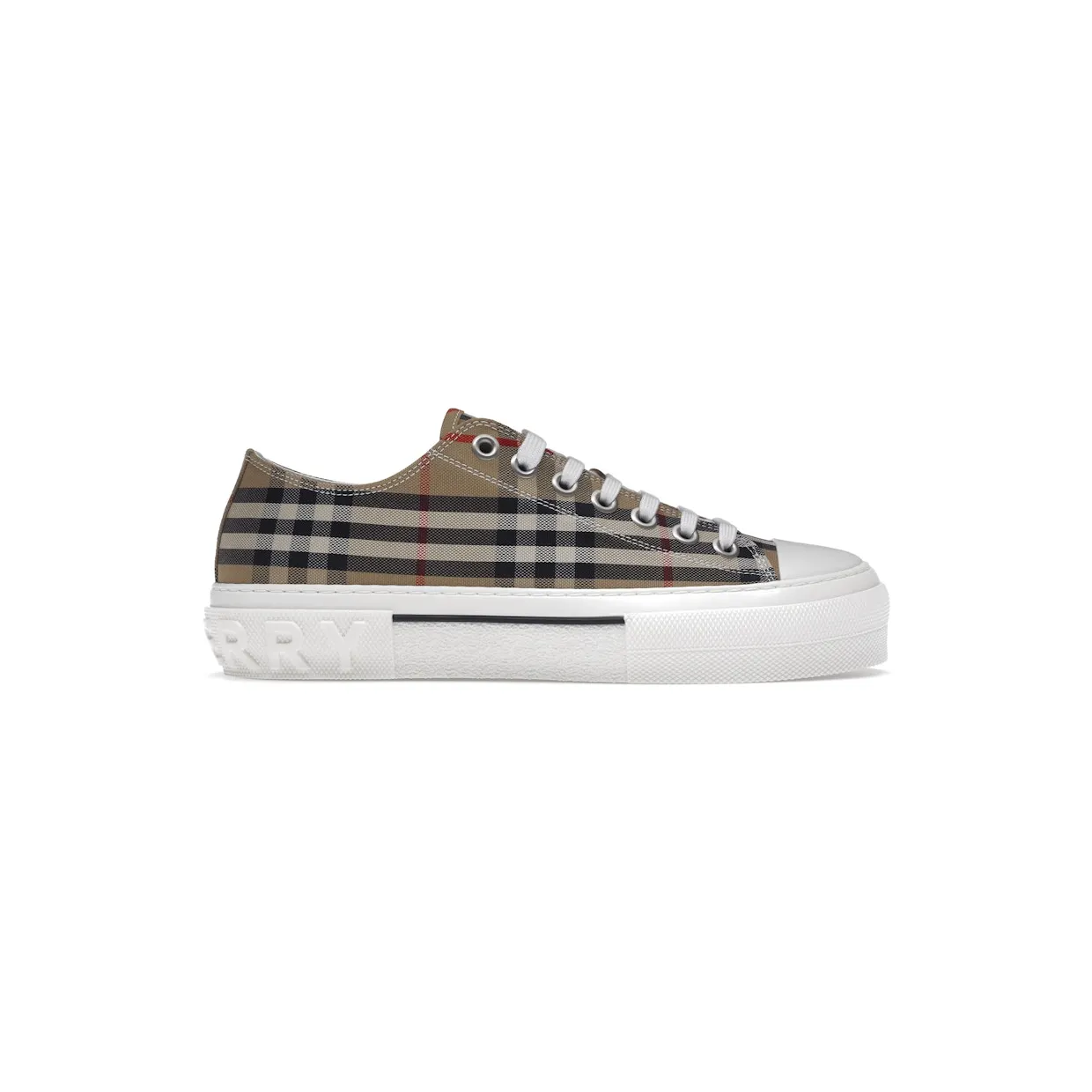 Burberry Vintage Check Cotton Sneakers Archive Beige White (80497451)