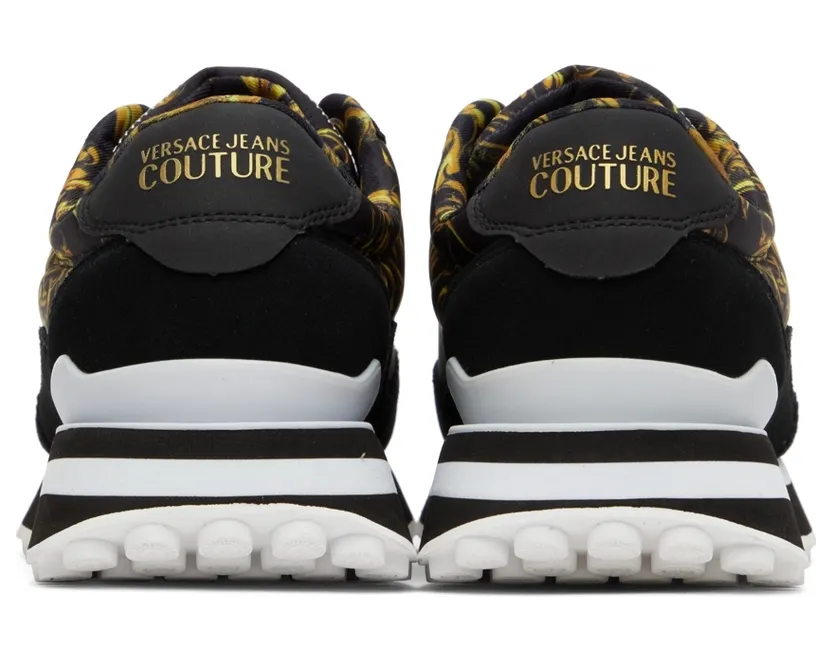 Versace Jeans Couture Black Spyke Sneakers (E72YA3SE7 EZS186) (2)
