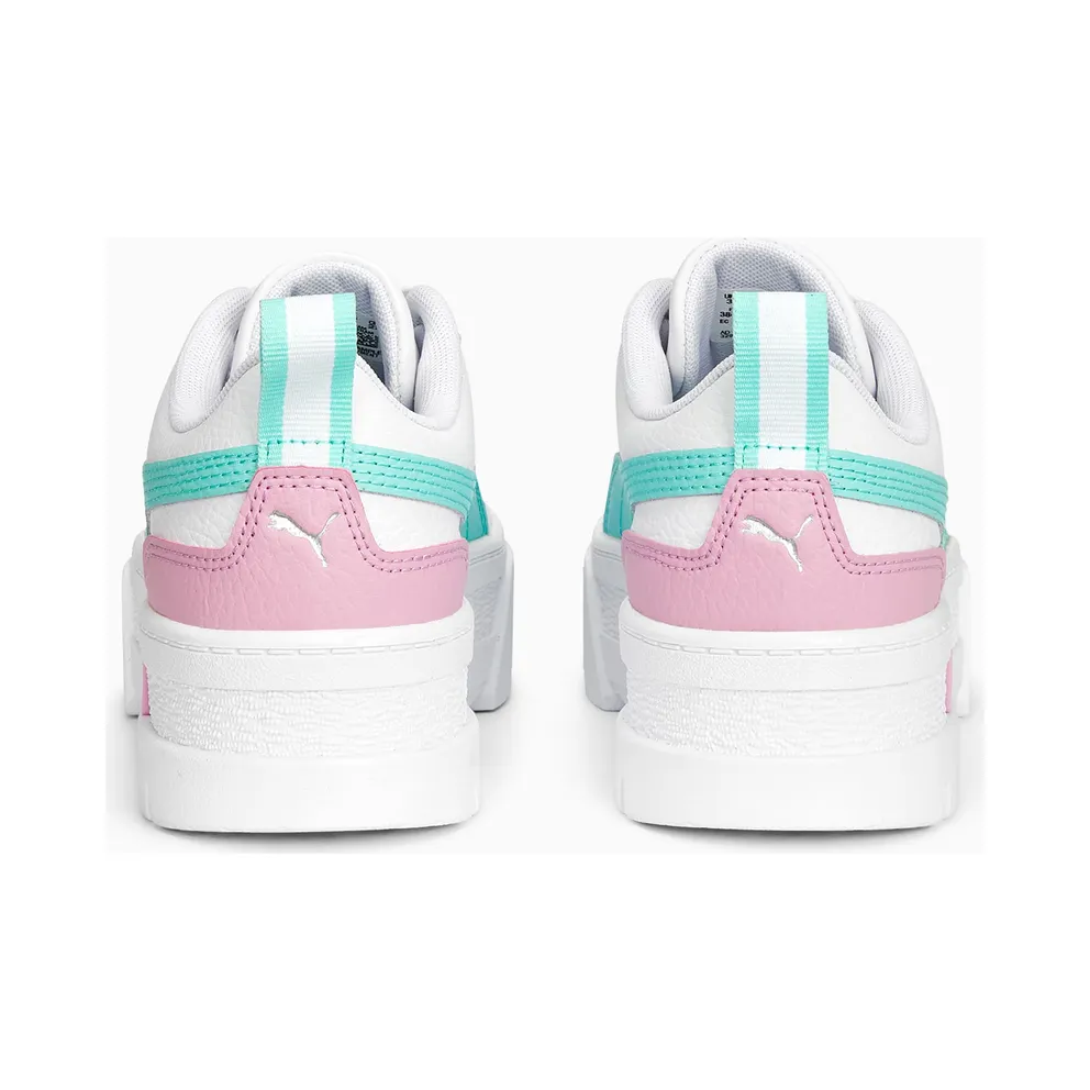 Puma Mayze leren White/Pink (384527-14)