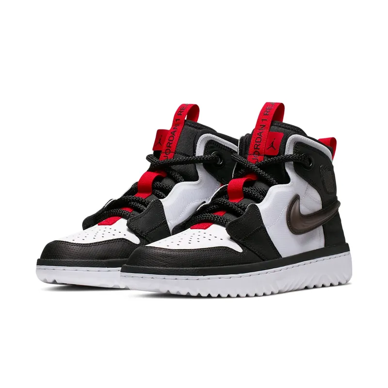 Jordan 1 High React Black White Gym Red Black/Black-White-Gym Red (AR5321-016)