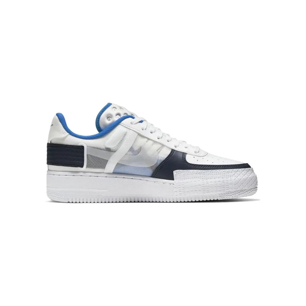 Nike Air Force 1 Type White Obsidian White/Obsidian-Photo Blue-White (CQ2344-100)