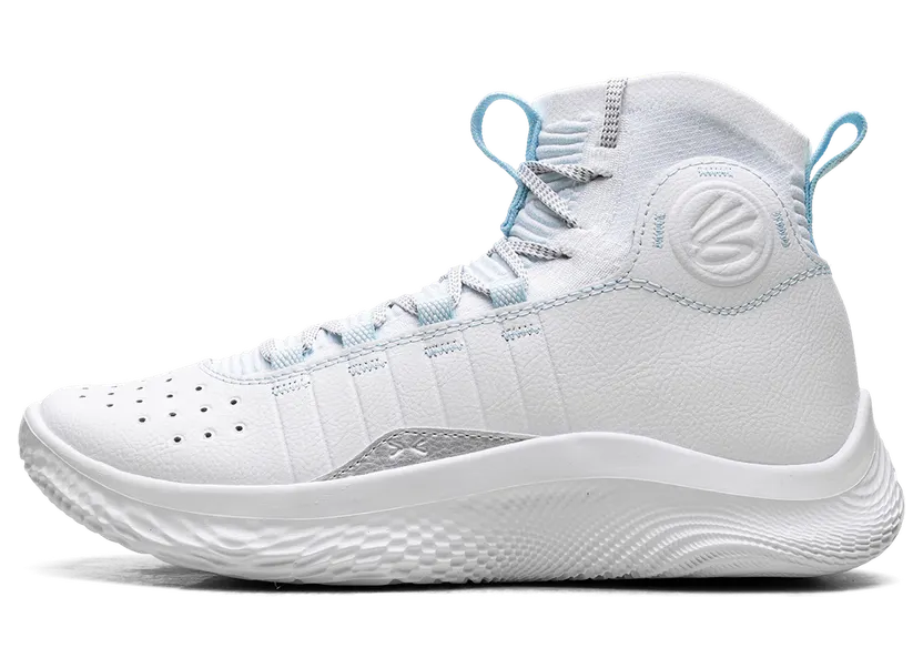 Under Armour Curry 4 FloTro “White Stream Metallic Silver” (3024861-103)