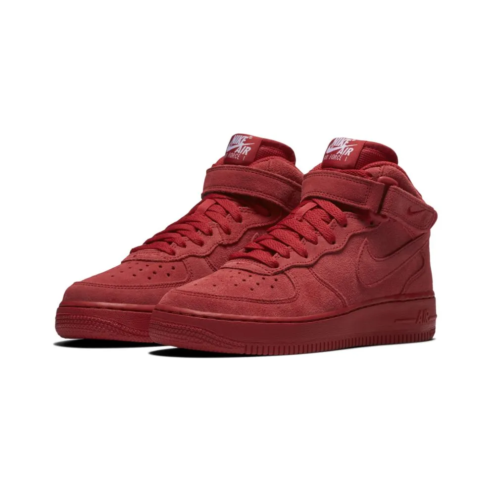 Nike Air Force 1 Mid Red Suede (GS)
