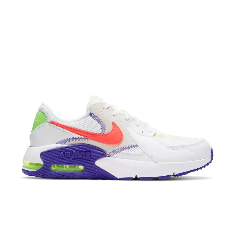 Nike Air Max Excee White Indigo Burst Volt Bright Crimson (DD2985-100)