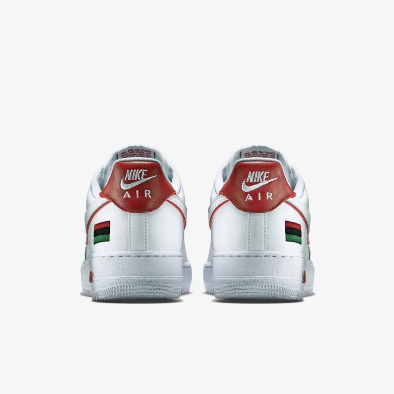 Nike Air Force 1 Low BHM (2015) White/University Red/White (739389-100)