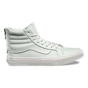 Vans Sk8-Hi Slim Zip Leather Zephyr Blue | VN0A38GRMRI