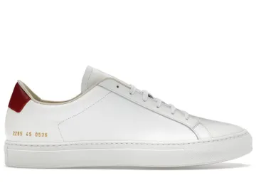 Common Projects Achilles Retro White Red | 2257 XX 0536