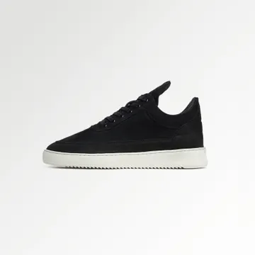 Filling Pieces Low Top Ripple Nubuck Black | 25122841861