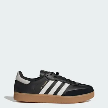 Adidas Velosamba Leren Core Black / Cloud White / Gold Metallic | JQ9177