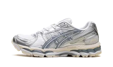 Asics Gel-Kayano 12.1 “Silver Ice Blue” “White / Metallic Silver / Beige” | 1203A759-101