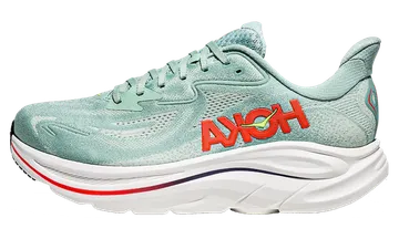 Hoka Clifton 10 “Sage / Neon Flame” | 1162030-SGNN