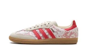 Adidas Samba “Liberty London – Kazusa” “Cloud White / Cream White / Better Scarlet” | JR8841