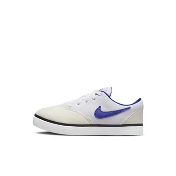 Nike SB Check Canvas White Summit White Black Deep Royal Blue | 905371-102