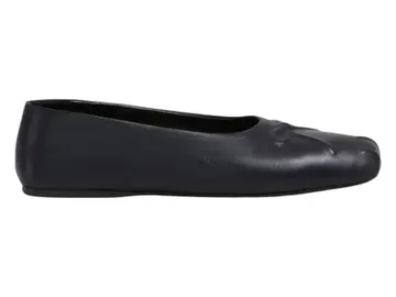 Marni Nappa Leather Seamless Little Bow Ballet Black | BAMS004700 P3628 00N99