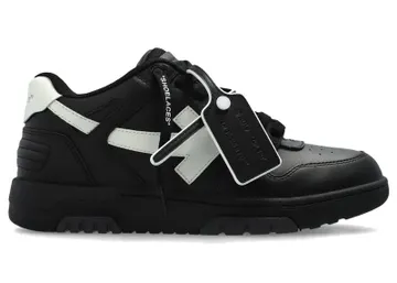 OFF-WHITE Out Of Office OOO Low Tops Black White (2025) | OMIA189C99LEA0191001