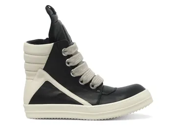 Rick Owens Concordians Jumbo Laced Geobasket Black Milk “Black / Milk / Milk” | RU02E1898 LCOW2 911