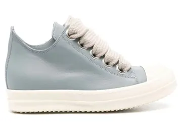 Rick Owens Porterville Jumbo Laced Low Pale Blue Milk “Pale Blue / Pearl / Milk” | RP02D3883LCOW2-36811