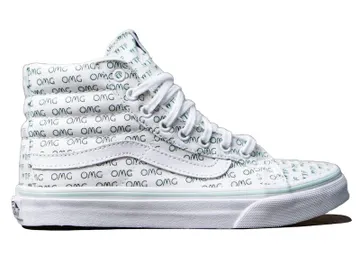 Vans Sk8-Hi Slim Sayings OMG White | VN02R2MUR