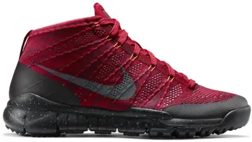 Nike Flyknit Trainer Chukka FSB Gym Red Deep Burgundy “Gym Red / Sail / Deep Burgundy / Hyper Crimson” | 625009-601