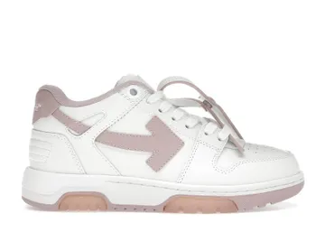 OFF-WHITE Out Of Office OOO Low Tops White Pink | OWIA259C99LEA0180130