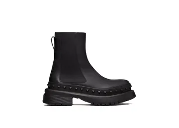 Valentino M-Way Rockstud Beatle Boots Black | 3Y2S0H33GZZ_0NO
