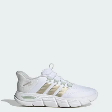 Adidas CLOUDFOAM FLEX RAPIDFIT SCHOENEN Cloud White / Cyber Metallic / Linen Green | KJ4708