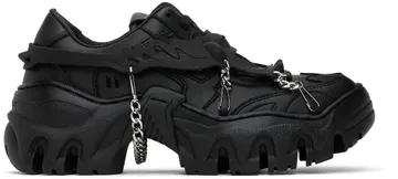 Rombaut Black Boccaccio II Harness Sneakers (S22-B-009)