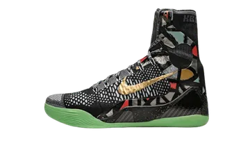 Nike Kobe 9 Elite NOLA Gumbo League Maestro Black / Metallic Gold-white (630847-002)