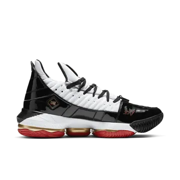 Nike LeBron 16 Remix White / Black-metallic Gold-varsity Crimson (CD2451-101)