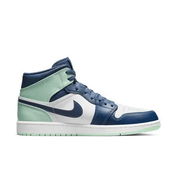 Air Jordan 1 Mid Mystic Navy Mint Foam (554724-413)