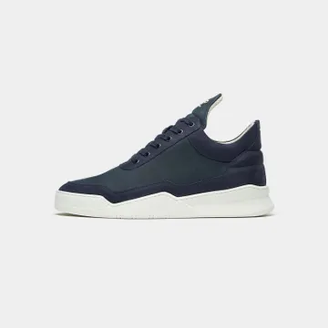 Filling Pieces Low Top Nubuck Navy
